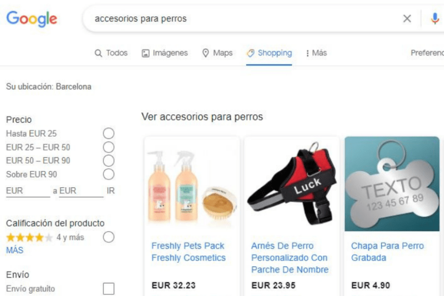 Pet marketing - Google Shopping (1)